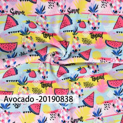 China Viable Design Your Own Pattern Bullet Fabric Digital Printing Logo Print On Fabric For Girl Bow Headbands for sale