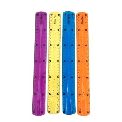 China Wholesale Custom Fashionable Promotional Gifts 30 Cm PP Soft Flexible Clear Ruler for sale