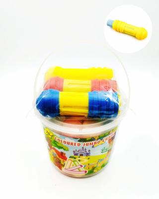 China Calcium Sulfate Sidewalk Chalk With Holders In Bucket for sale