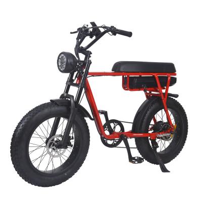 China Aluminum Alloy Frame 48V 10ah Tire Aluminum Alloy Lithium Battery500W Power 7 Speed ​​Disc Brake Electric City Bike 20*4