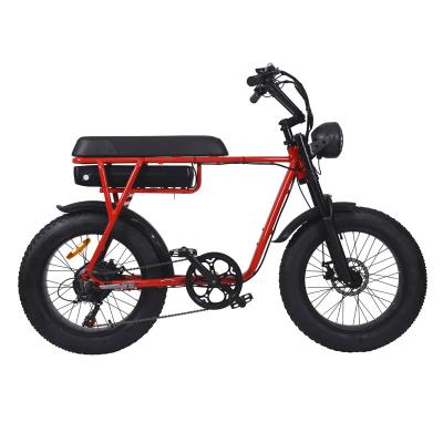 China Aluminum alloy long drive distance power ebike 500w 48V rear hub motor e mountain bike for sale