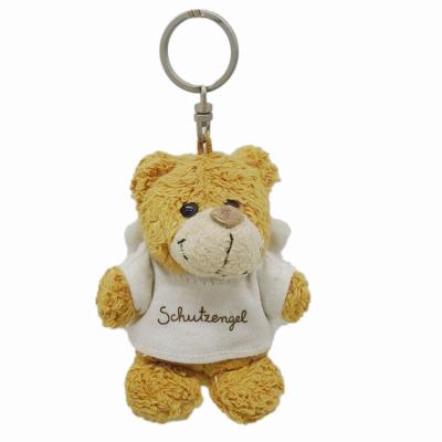 China Wholesale Custom Size Mini Plush Teddy Bear Keychain From Plush Factory Price for sale