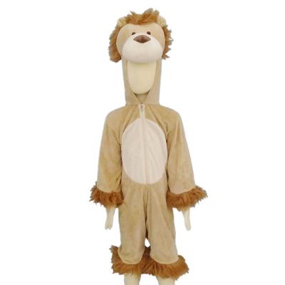 China Polyester Customized Kids Plush Animal Lion Mascot Costume For Party for sale