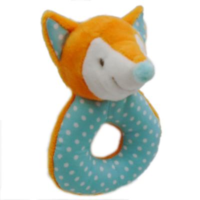 China Foldable Fox Baby Toys Baby Rattle Toys For Educational Baby for sale