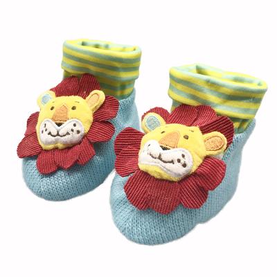 China Factory direct sale plush plush slipper/plush Lion Shoes/cute baby shoes for toddlers animal embroidery 7-10days MRT60015B- 10CM for sale