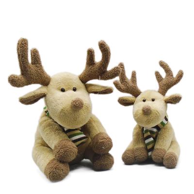 China Custom Stuffed Plush Soft Toy Reindeer Plush Material Toys For Children for sale