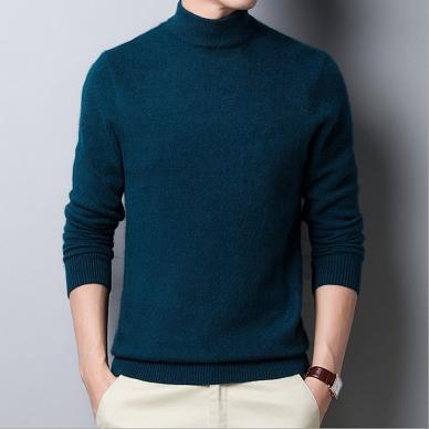 China Anti-Wrinkle Mens Cotton Sweater Crewneck Pullover Oem Casual Style High Quality Knitted 100% Custom Sweater For Men for sale