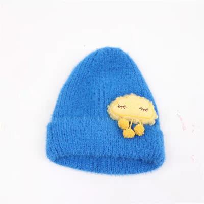 China Newborn Ear Cat Cute Children Cartoon Beanie Knitted Wool Baby Hospital Hood Hat CÆ Infants Boy Girls Winter Striped Infant Warmers Cap for sale