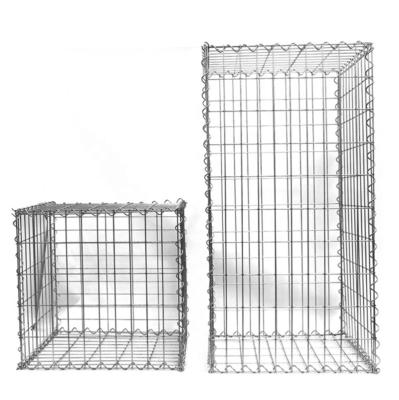 China High Quality Gabions Box 1x1x2 Bank Mesh Protection 200x100x50 Welded Construction Stone Wire Mesh Wall 50x50 Gabion Price for sale