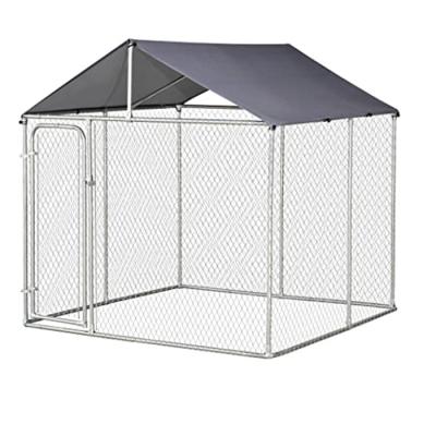 China Viable Outdoor Walk In Dog Establishments Large Chain Link Dog Cage Kennel for sale