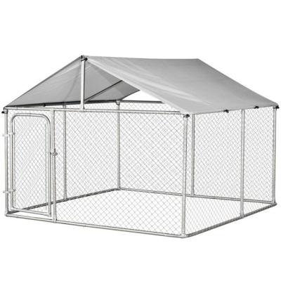 China Sustainable Large Animal Dog Race Chain Link Cage / Portable Large Garden Dog Cages for sale