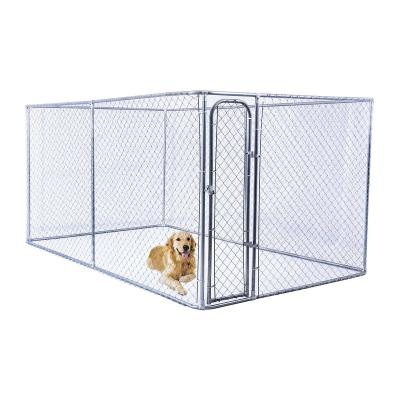 China Wholesale Sustainable Outdoor Large Chain Link Fence Dog Cage Kennel Outdoor Dog Barrier for sale