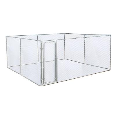 China Sustainable 10x10x6 Foot Classic Galvanized Outdoor Dog Kennel / Metal Dog Run Cage for sale