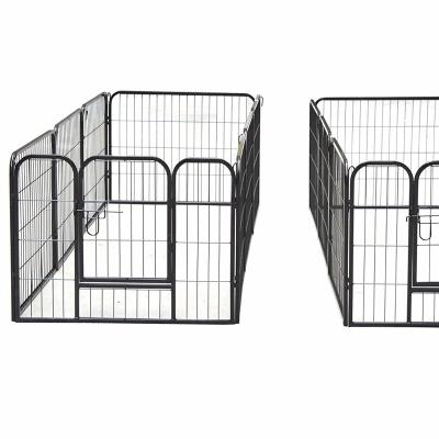 China doors & Heavy Duty Large Pens Cage Dog Cat Barrier Fence Exercise Metal Play Pen for sale