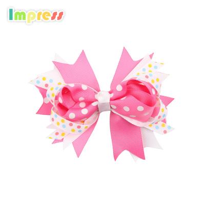 China Wholesale Fabric Hair Accessories Bows Hair Clips For Girls for sale