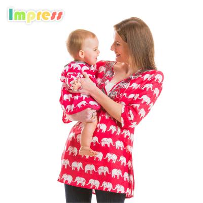 China 2017Wholesale Summer Parent-Child Long Sleeve Anti-Static Soft Cotton Newborn Babies Clothes Designs for sale