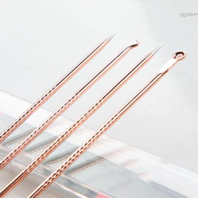 China Blackhead Remover Tool Acne Extractor Tool Whitehead Kit Blemish Extraction Kit MBH024 for sale