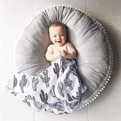 China Nordic Mediterranean Round Baby Room Decoration Original Newborn Wind Rug Crawling Newborn Boys/Girls for sale