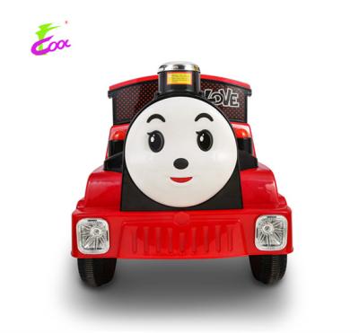 China pedal start & brake; 2018 Remote Control Rechargeble Battery Train Kids Toys Ride On Car Train For Children for sale