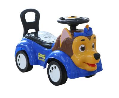 China Ride On Toy Push Car With Music Newest Baby Animal Foot To Floor Car for sale