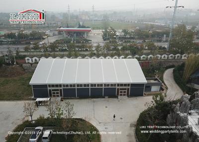 China Aluminum frame sports event tent, big clear span aluminum and PVC tent, Aluminum frame tent with large span for sale