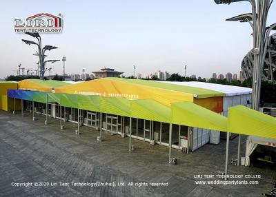 China High quality temporary large exhibition event marquee tent, large clear span 3-80 meters width aluminum frame tent for sale