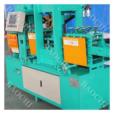 China Metal Process Round / Bar Iron Carbon Steel Coil Roll Straightening And Flat Straight Hydraulic Wire Cutting Machine Making for sale