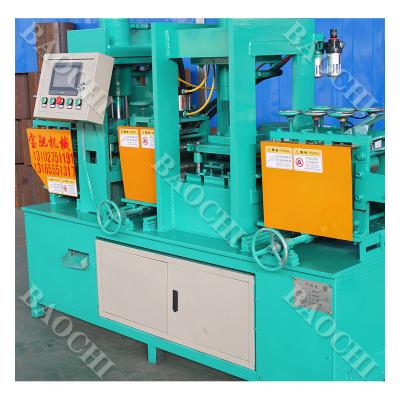 China Metal Process Flat Strip Forming & Slitter Flat Bar Bending And Punching Machine for sale