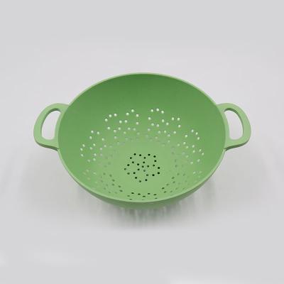 China Sustainable Biodegradable And Recyclable Bamboo Fiber Colander for sale