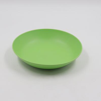 China Generous Design Viable and Wheat Eco-Friendly Straw Fiber Round Plate for sale