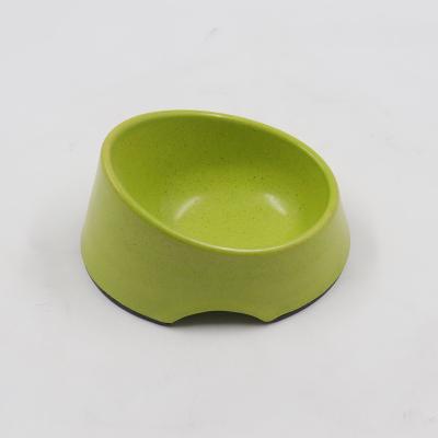 China Degradable And Eco - Friendly Bamboo Fiber Dog Cat Bowl for sale