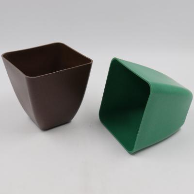 China CLASSIC Degradable Bamboo Fiber Plant Pot for sale