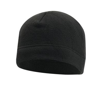 China Winter Wear Custom Head Wear COMMON Outdoor Fleece Double Layer Fleece Warm Hat for sale