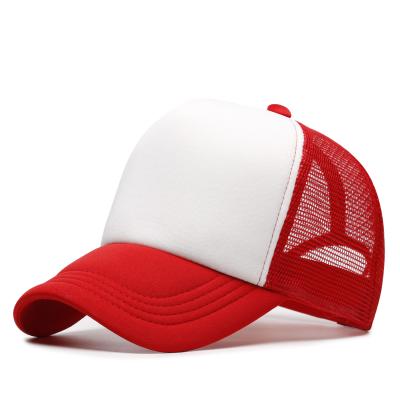 China Custom Trucker COMMON Mesh Caps LOGO Hat Multiple Color Exquisite foam and support decoration nylon rope on brim for sale