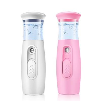 China Mini Nano Facial Steamer Cool Household Mister Steamer Handy Mist Facial Sprayer Moisturizing Hydration for Skin Care Cleansing for sale