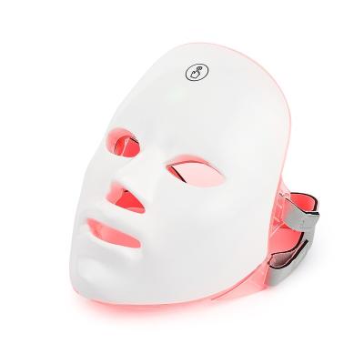 China Skin Tightening USB Charging 7Colors LED Mask Acne Wrinkle Removal Skin Care Mask Skin Lighting Facial Skin Rejuvenation Therapy Anti Photon for sale