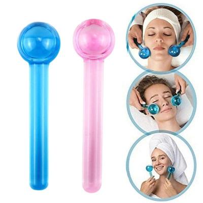 China Rollerball Dark Facial Face Ice Circles 2PCS Ice Cooling Globe for Redness Sinus Relief Headache Soothing Skin Care Tool Eye Massager for sale