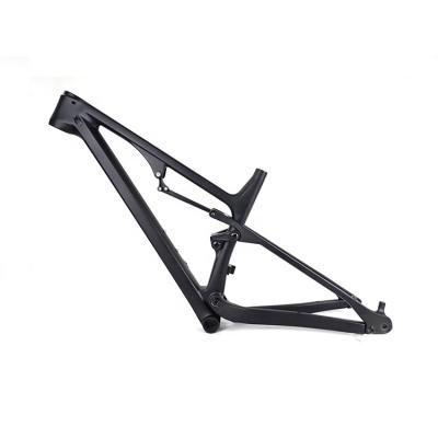 China Mountain Bikes Full Carbon MTB Frame Light Suspension MTB Carbon Frame 27.5er 29er Compatible for sale