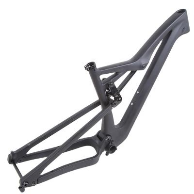 China Full Carbon Mountain Bikes Flip-Chip Shock Full Suspension Mountain Bike Frame New Fiber Frame for sale