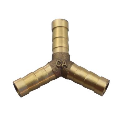 China Pipe Lines Connect Ready To Ship Custom Small Size Three Way Tee Y Shape Pipe Fittings for sale