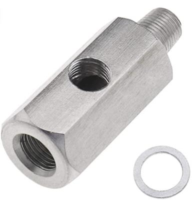 China Oil Best Sell 1/8 NPT Joint Stainless Steel Tee Connector Adapter for sale