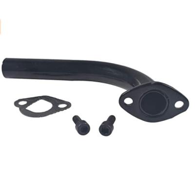 China Automotive Exhaust Honda GX 160 200 DuroMax 7HP Coleman 196cc Engine Exhaust Pipe For 212cc Predator Go Kart And Mini Bikes for sale