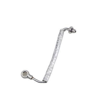 China Fit Turbocharger Auto Parts Engine Fuel Return Tube Oil Inlet Hose Oil Supply Diesel Heat Resistant Hose Fittings for sale