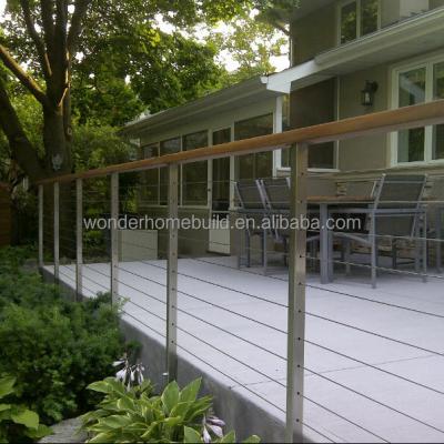 China modern cable railing diy hardware modern outdoor cable fencing cable deck railing for sale