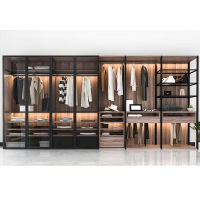 China Modern Luxury Expandable Wardrobe Closet Master Cabinet System Bedroom for sale