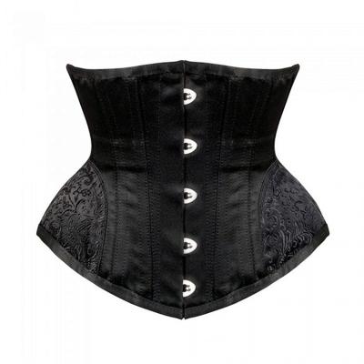 China Brocatto Antibacterial Thick Fabric Four Button Corset Waist Trainer Butt Lifter for sale