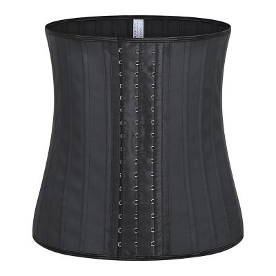 China Antibacterial Steel 25 Bone Latex Waist Trainer for sale