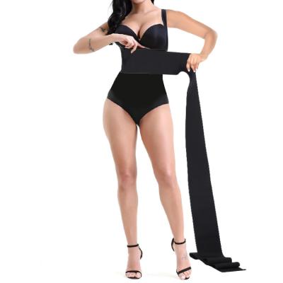 China Antibacterial Waist Trainer For Women Bandage Wrap Sauna Belt Long Chest Belly Sweat Wraps for sale