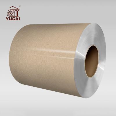 China Roofing CN Hot Sale 1000 3000 Series H14 H16 H18 Wood Grain Painted Colored Aluminum Coil for sale