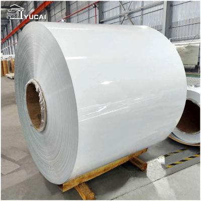 China Pearl Bright/Matte/Frosted CN TOP QUALITY Black White 1100 3003 0.12mm 0.2mm 0.8mm 1.0mm color coated aluminum coil for sale